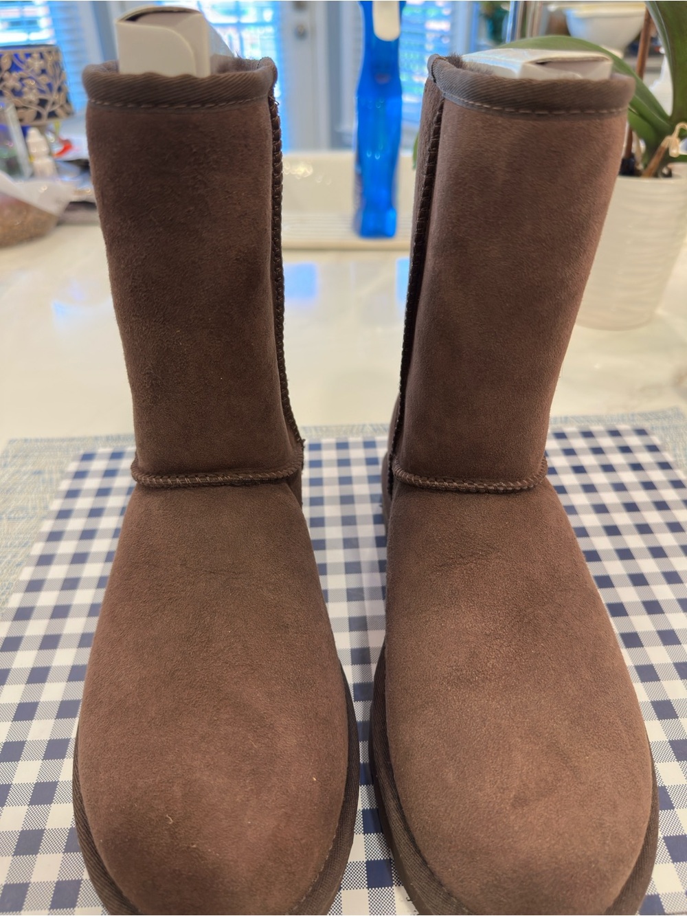 UGG Women's Chestnut Brown Suede Mid-Calf Boots
